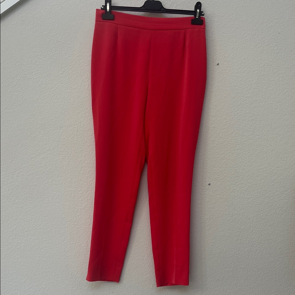 Elegant Hot pink Cropped Women's Pants